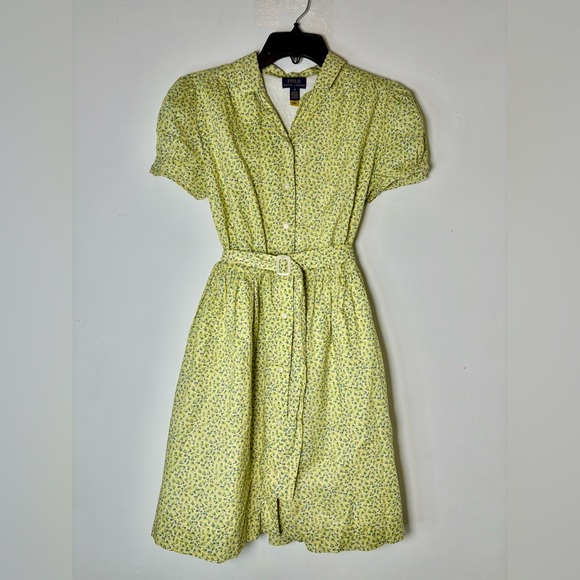 yellow dress with floral print by Polo by Ralph Lauren - Picture 3 of 16